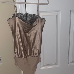 Silk cami bodysuit